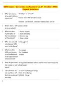 ODS Exam &vert; Questions and Answers &vert; A&plus;  Graded &vert; With  Expert Solutions 