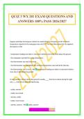 QUIZ 3 WX 201 EXAM QUESTIONS AND ANSWERS 100&percnt; PASS 2026&sol;2027