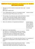 BUSM 2011 Exam &vert; Questions and Answers &vert; A&plus;  Graded &vert;  With Expert Solutions
