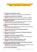 CHARLESTON TOUR GUIDE EXAM REAL QUESTIONS &plus; DETAILED ANSWERS - LATEST VERSION - TOP RATED 2026&sol;2027
