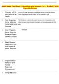 BUSM 2011 Final Exam &vert; Questions and Answers &vert; A&plus;  Graded &vert; With  Expert Solutions