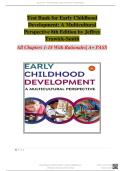 Test Bank For Early Childhood Development&comma; A Multicultural Perspective&comma; 8th Edition&comma; 8E&comma; Jeffrey