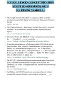 ICC SOILS PACKAGED CERTIFICATION SCRIPT 2026 QUESTIONS WITH SOLUTIONS GRADED A&plus;