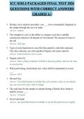 ICC SOILS PACKAGED FINAL TEST 2026 QUESTIONS WITH CORRECT ANSWERS GRADED A&plus;
