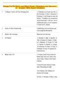 Omega Psi Phi Notes and Ritual Exam &vert; Questions and Answers &vert;  A&plus;  Graded &vert; With Expert Solutions 