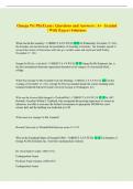 Omega Psi Phi Exam &vert; Questions and Answers &vert; A&plus;  Graded  &vert; With Expert Solutions