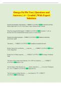 Omega Psi Phi Test &vert; Questions and  Answers &vert; A&plus;  Graded &vert; With Expert  Solutions