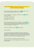Omega Psi Phi History Exam &vert; Questions and Answers &vert; A&plus;   Graded &vert; With Expert Solutions