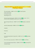 Omega Psi Phi Exam &vert; Questions and Answers &vert; A&plus;  Graded  &vert; With Expert Solutions 