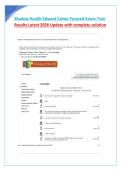 Shadow Health Edward Carter Focused Exam&colon; Pain Results Latest 2026 Update with complete solution