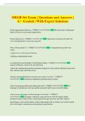 ORGB 364 Exam &vert; Questions and Answers &vert;  A&plus;  Graded &vert; With Expert Solutions 