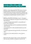 ICDVP FINAL STUDY SCRIPT 2026 COMPLETE QUESTIONS AND SOLUTIONS