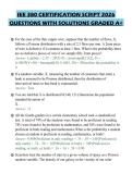 IEE 380 CERTIFICATION SCRIPT 2026 QUESTIONS WITH SOLUTIONS GRADED A&plus;