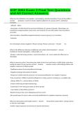 SOP 3004 Exam 3 Final Test Questions and All Correct Answers&period;
