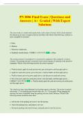 PN 2006 Final Exam &vert; Questions and  Answers &vert; A&plus;  Graded &vert; With Expert  Solutions