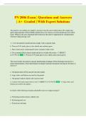 PN 2006 Exam &vert; Questions and Answers  &vert; A&plus;  Graded &vert; With Expert Solutions