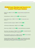 PN2006 Exam &vert; Questions and Answers &vert; A&plus;   Graded &vert; With Expert Solutions