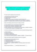  PNB 2265 Exam 3 Practice Questions  with  Correct  Answers  graded  A&plus;