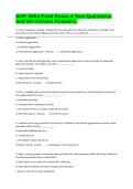 SOP 3004 Final Exam 4 Test Questions and All Correct Answers&period; 