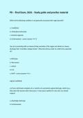 PD &ndash; Exam 1&comma; 2026 &ndash; Study guide and practice material-