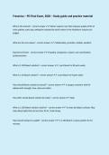 Fresenius &ndash; PD Final Exam&comma; 2026 &ndash; Study guide and practice material