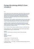 Portage Microbiology BIOD171 Exam 4-Graded A