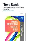 Nursing Interventions & Clinical Skills 7th Edition by Anne G&period; Perry & Patricia A&period; Potter Test Bank &vert;ISBN&colon; 9780323547017&vert; Guide A&plus;&period;LATEST EDITION&period;
