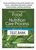 Krause and Mahan&rsquo;s Food and the Nutrition Care Process &ndash; 16th Edition &lpar;Raymond&rpar; &vert; Complete Exam Test Bank &vert; Nutrition and Dietetics Newest Edition Instant Download