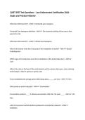 CLEET SFST Test Questions &ndash; Law Enforcement Certification 2026 &ndash; Study and Practice Material