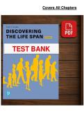 Discovering the Life Span 5th Edition &lpar;2023&rpar; &ndash; Feldman &ndash; Test Bank PDF