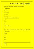 CSCE 2100 EXAM QUESTIONS AND ANSWERS 2026