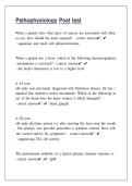 Pathophysiology Post-Test Review &ndash; Practice Questions & Answers PDF