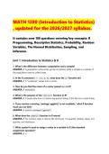 MATH 1280 &lpar;Introduction to Statistics&rpar;  &comma; updated for the 2026&sol;2027 syllabus&period; 