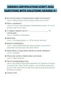 ISM3004 CERTIFICATION SCRIPT 2026 QUESTIONS WITH SOLUTIONS GRADED A&plus;