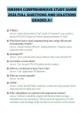ISM3004 COMPREHENSIVE STUDY GUIDE 2026 FULL QUESTIONS AND SOLUTIONS GRADED A&plus;
