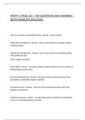 MGMT 1 FINAL UCI &vert; 104 QUESTIONS AND ANSWERS &vert; WITH COMPLETE SOLUTION&period;