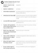 Certified Diabetes Educator Exam &sol; Study Guide 2025 &sol; Practice Test &sol; Score 100&percnt;