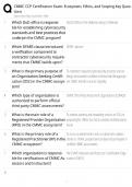 CMMC CCP Certification &sol; Ecosystem Ethics Scoping &sol; Study Guide 2025 &sol; Practice Test &sol; Score 100&percnt;