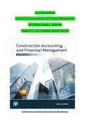 SOLUTION MANUAL  Construction Accounting and Financial Management&comma;  4th Edition Steven J&period; Peterson  Chapters 1 - 18&comma; Complete Newest Version