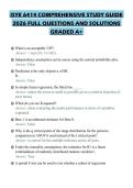 ISYE 6414 COMPREHENSIVE STUDY GUIDE 2026 FULL QUESTIONS AND SOLUTIONS GRADED A&plus;