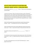 IAP LIFE COACH CERTIFICATE QUESTIONS AND ANSWERS NEWEST RATED A&plus; 2025&sol;2026 NEW&excl;&excl;