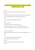 ICC REINFORCED CONCRETE EXAM QUESTIONS AND ANSWERS &vert; UPDATED RATED A&plus; &vert; 2026