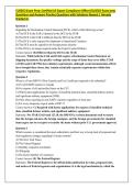 CUSECO Exam Prep&colon; Certified US Export Compliance Officer&sol;CUSECO Exam prep  Questions and Answers Practice Questions with Solutions Newest &vert; Already Graded A&plus;