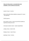 PNB 2274 FINAL EXAM &vert; 353 QUESTIONS AND ANSWERS &vert; WITH COMPLETE SOLUTION&period;