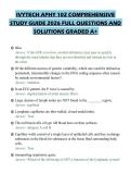IVYTECH APHY 102 COMPREHENSIVE STUDY GUIDE 2026 FULL QUESTIONS AND SOLUTIONS GRADED A&plus;