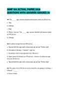 JAMF 100 ACTUAL PAPER 2026 QUESTIONS WITH ANSWERS GRADED A&plus;