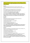 AALAS LAT Certification Questions and Answers Practice Questions Test Bank 2 with Solutions Newest Complete 400 Questions And Correct Detailed Answers&vert; Already Graded A&plus;