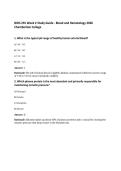 BIOS 255 Week 2 Study Guide - Blood and Hematology 2026 Chamberlain College
