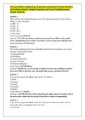 NYS Court Officer Academy Exam 2 Questions and Answers Practice Questions with Solutions Newest Complete Questions and Correct Detailed Answers&vert; Already Graded A&plus;