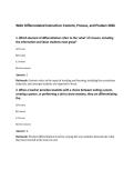 WGU Differentiated Instruction&colon; Content&comma; Process&comma; and Product 2026